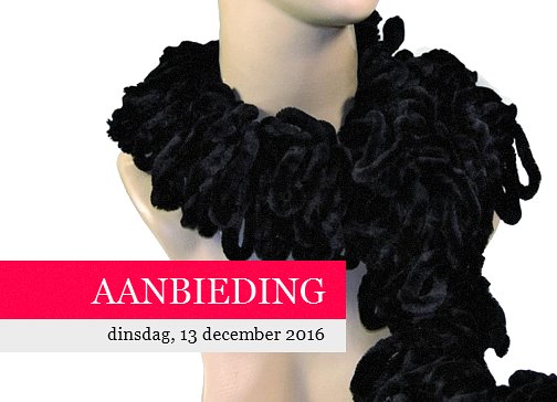 ShopdivaNL's tweet image. Dagaanbieding! Stijlvolle boa sjaal. Diepzwart. En zware kwaliteit.Nu met 50% korting ~ kijk snel op shopdiva.nl/dagaanbieding