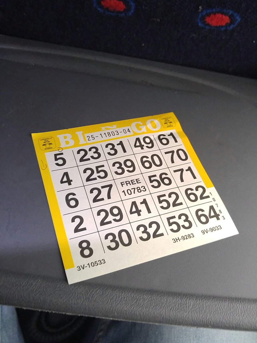 EgbertKlink's tweet photo. 24 uur opname in de @PKliniek. Om te beginnen een spelletje bingo onderweg :) https://t.co/Z8jmXyI2dW