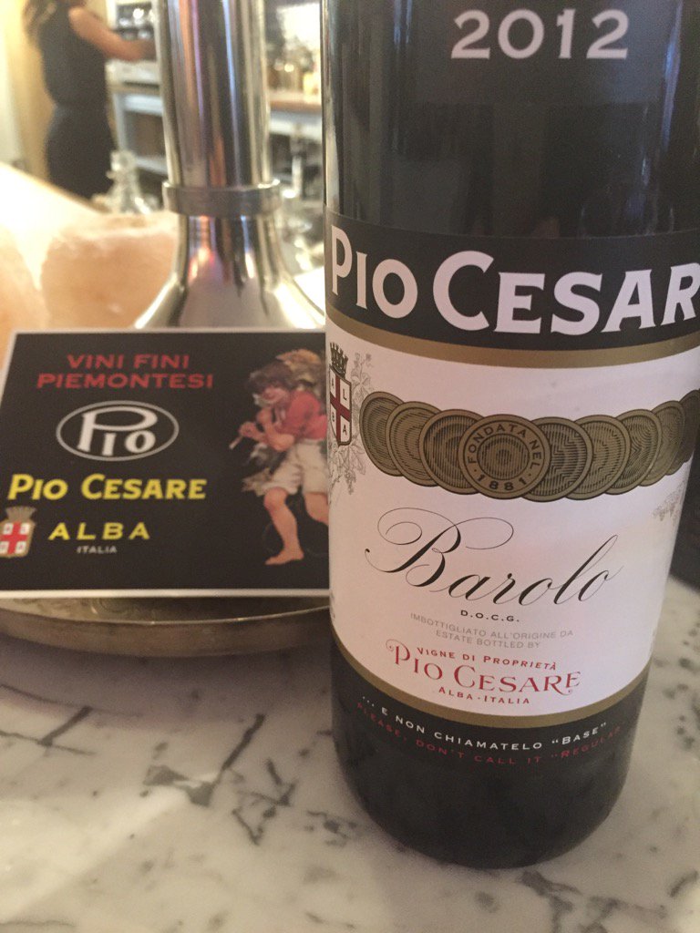 Please!! Drink some decent wines this Xmas people #barolo #piocesare #onlythebest
