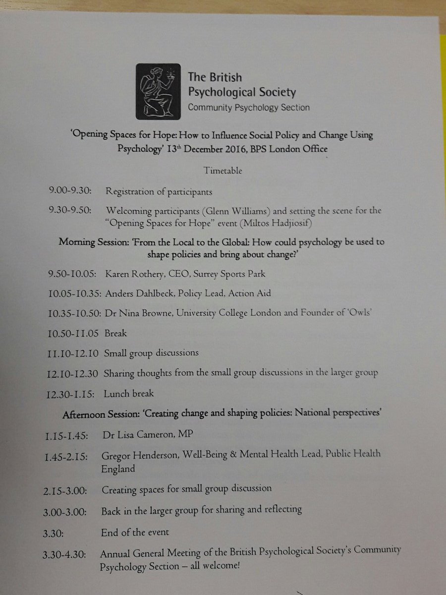 Sinead_PB's tweet image. Just about to start at #spaces4hope2016 excited to hear. Great line up!