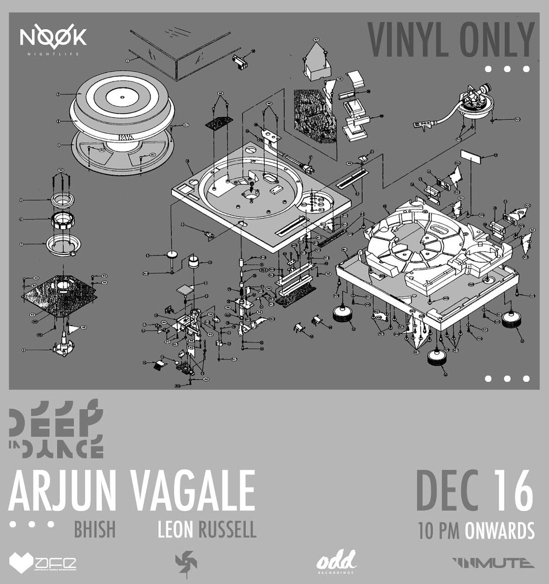 • Vinyl Only • this Friday in Bombay,  

alongside @Bhish808 <a href="/leon_russell/">Leon Russell Joseph</a>  😈