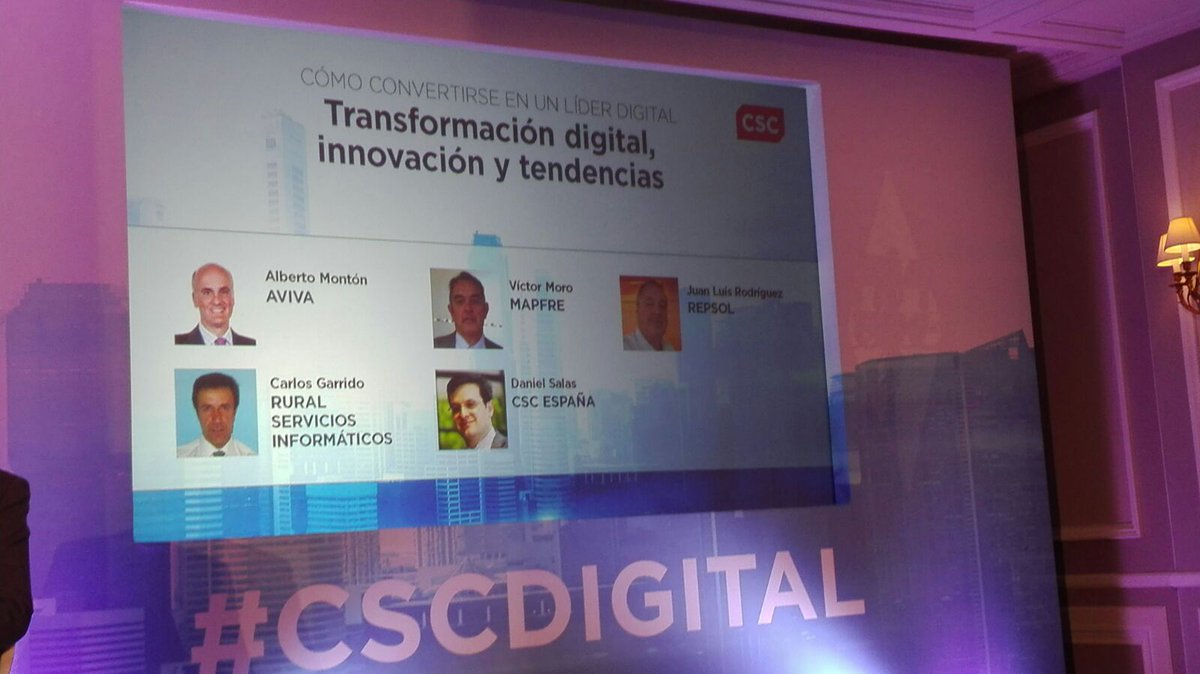 DXCspain's tweet photo. Comienza la 2ª mesa redonda #CSCDigital https://t.co/6pJqUadRqJ