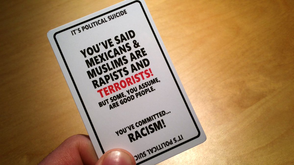 Pol_Suicide's tweet photo. One of our all time Political Suicide cards - courtesy of @realDonaldTrump! https://t.co/JMsEKVXQXN