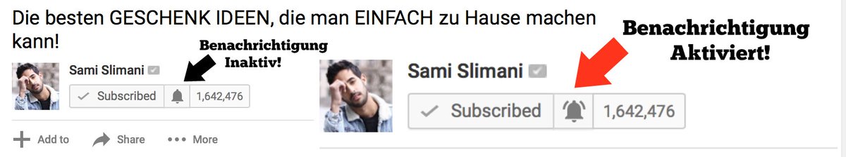 SamiSlimani's tweet photo. Bitte RETWEETEN &amp; Benachrichtigungen Aktivieren! 🙏🏼
Einfach auf die Glocke drücken&amp;die Einstellung abspeichern! ❤️
So verpasst ihr nichts! https://t.co/9IyVVLAnEX