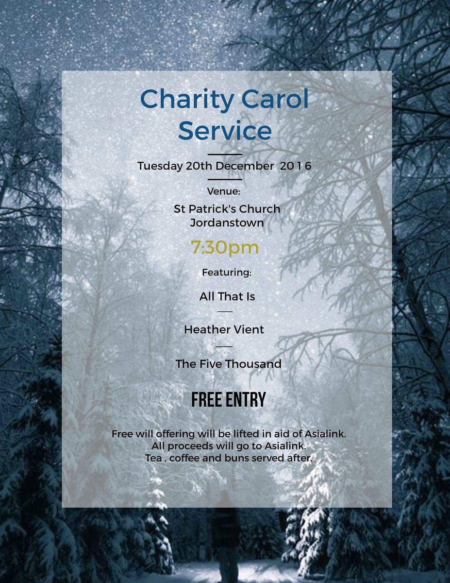 thefivethousand's tweet image. Charity carol service next Tue. Come along for some festive music at this special time of year!! #Christmas #CarolsByCandlelight