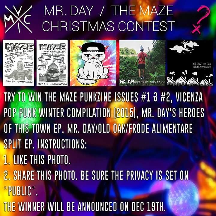 mrdayofficial's tweet photo. NEW CONTEST OUT ON OUR FB PAGE.  #poppunk #vicenza #pop #punk #hc #hardcore #posthc #posthardcore #italy #666 #777 https://t.co/v7bHF1B1ft