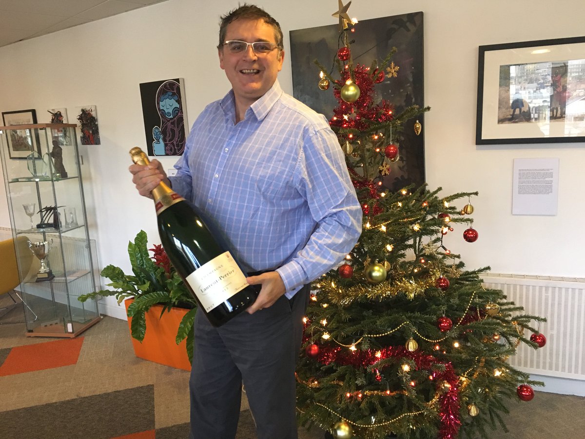 The Mathusalem of #Champagne has just arrived for the Sift Christmas party quiz prize on Friday - who will be this year's lucky winner?