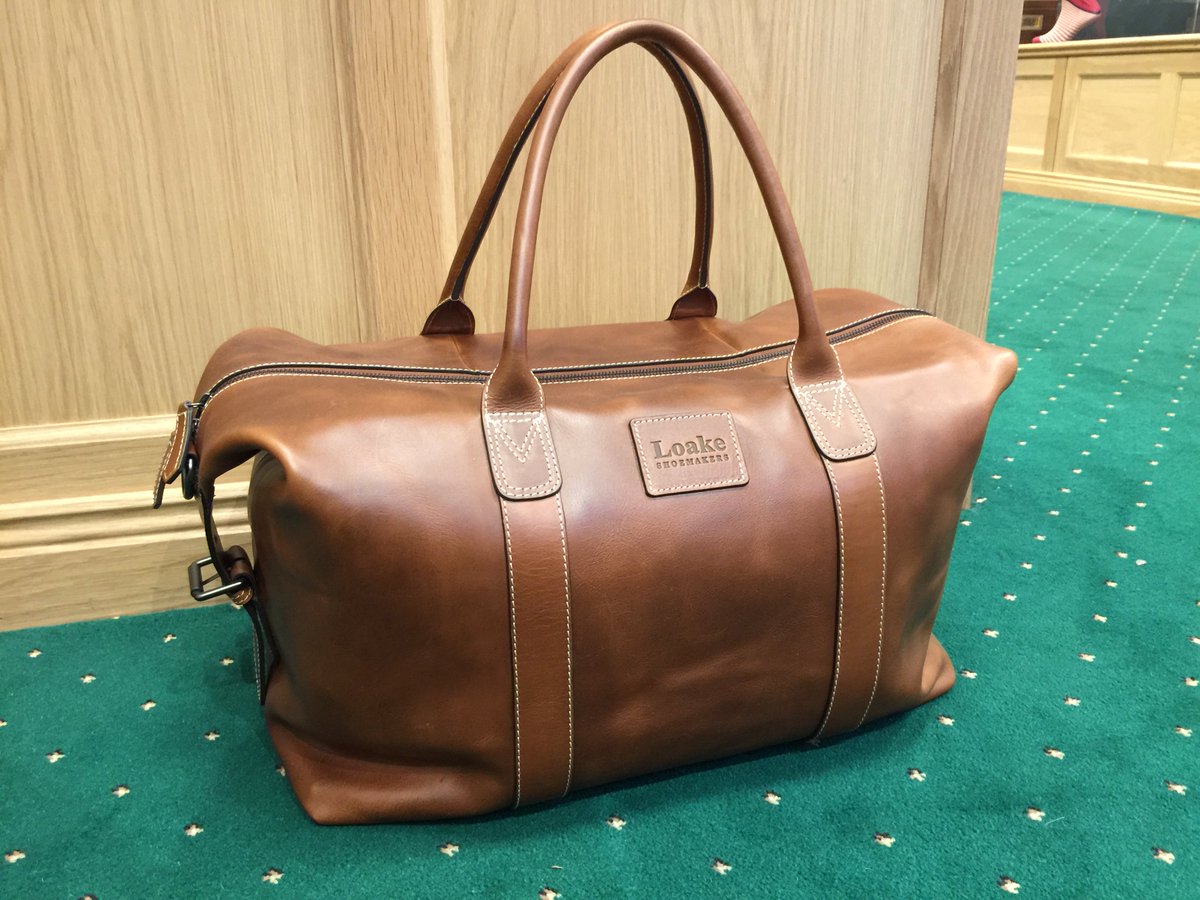 loake leather bag