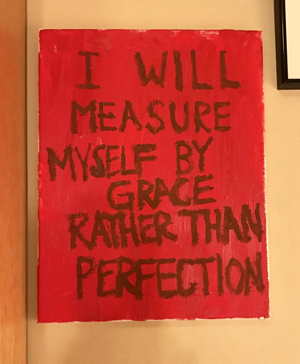 One of the best gift my teenaged daughter ever gave me.  #loveself #perfectionisoverrated