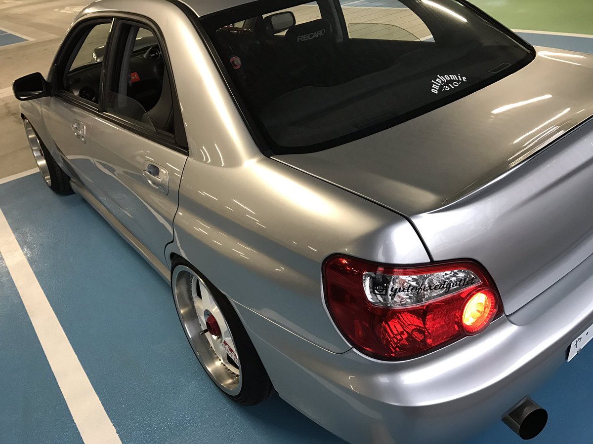 GDB インプレッサ ワンオフ ダックテール アリアさん専用出品 GDA GDB インプレッサ リアカナード ディフューザー エアロ バンパー