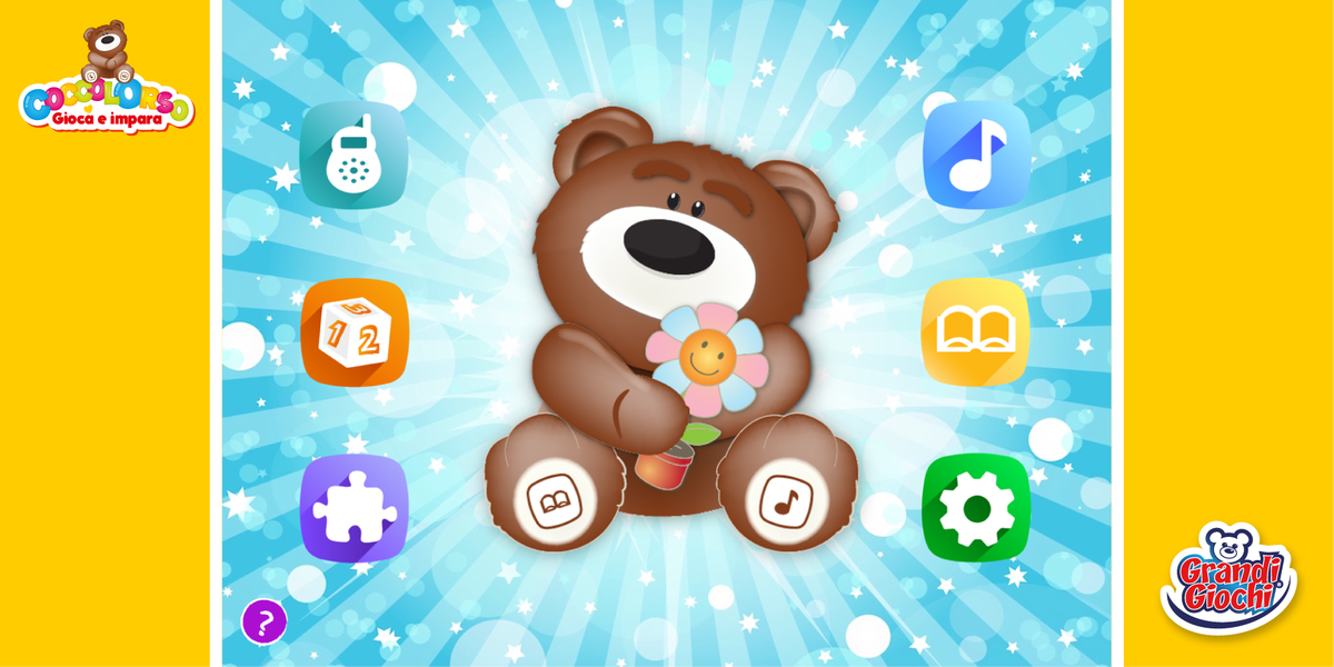 Con Coccolorso hai 2 modalità di gioco disponibili e 3 lingue differenti da imparare #coccolorso #coccolorsoDay <a href="/GrandiGiochi/">Grandi Giochi</a>