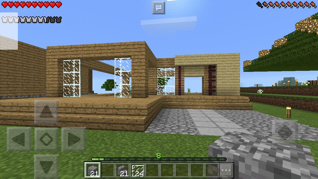 カナソウ マインクラフトサバイバル生活14日目 新しい家を遂に作り始めました ことりあえず二階建てにはしたいかなｗ 頑張ってはやめに完成させるぞい そして明日は私の誕生日 この世界でもケーキを作って食べようかな マイクラpe マインクラフト