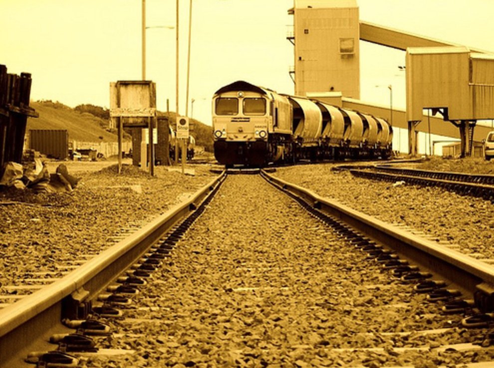 iclboulby's tweet photo. The Boulby train departing for #TeesDock... (Image: RED-OKTOBER) https://t.co/AntCEX6sxQ