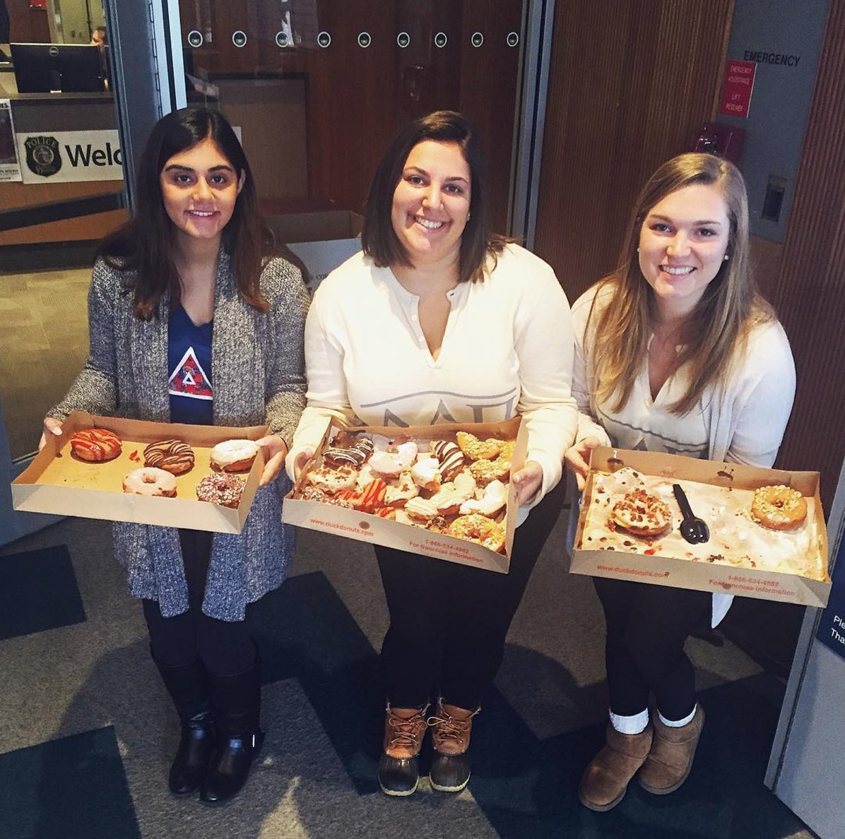 hope everyone who got a donut enjoyed it! <a href="/udadpi/">UD Alpha Delta Pi</a> wishes you good luck on finals!