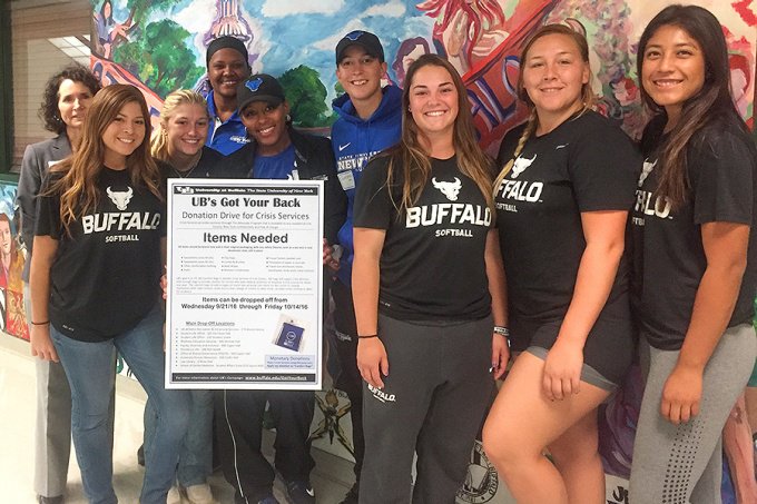 UBuffalo's tweet photo. #UBuffalo's "Got Your Back” campaign was a huge success! How we collected 6,000 items to help #SexualAssault victims https://t.co/MiZphj2eJ3 https://t.co/Lv51RTgb8S
