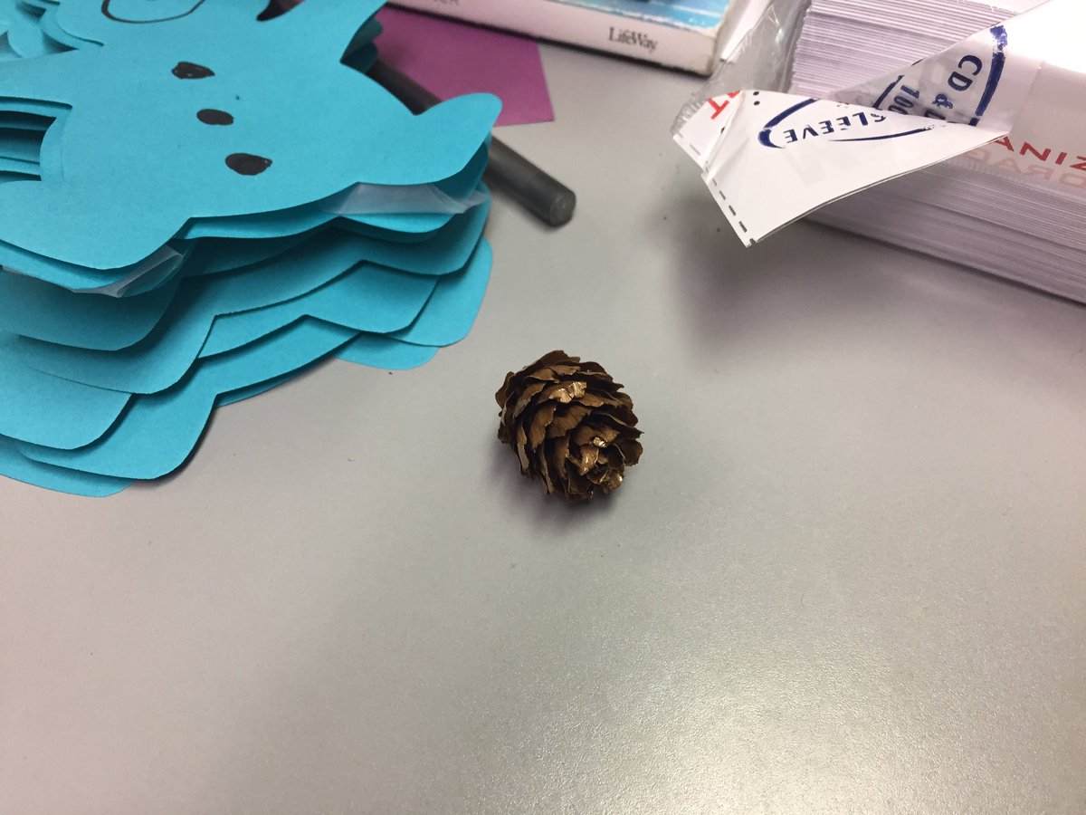 jermpc's tweet image. Tiny pine cone on my desk. #KidMin #RandomObjects