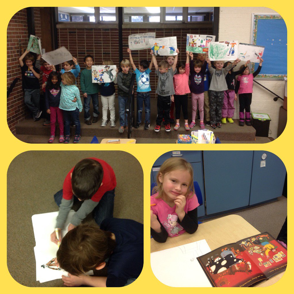 AllysonDEd's tweet photo. Practicing retelling with Joseph and the Little Overcoat #mannschool #oakpark97 https://t.co/4UDlwsMI93