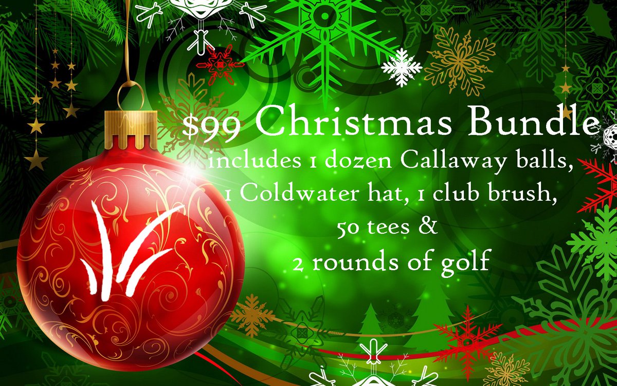 ColdwaterGC's tweet image. Grab your Christmas Bundle at Coldwater Golf Club!
ow.ly/loju3075LKI