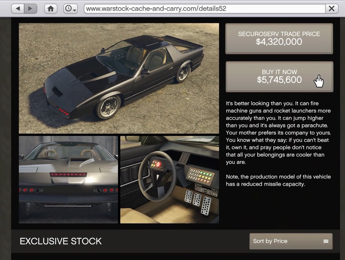 GTALSC's tweet photo. The cost to purchase the high end of everything new in the game:
$33,844,150
👌🏼😩💦
#GTALSC https://t.co/TlFr0fqsPy