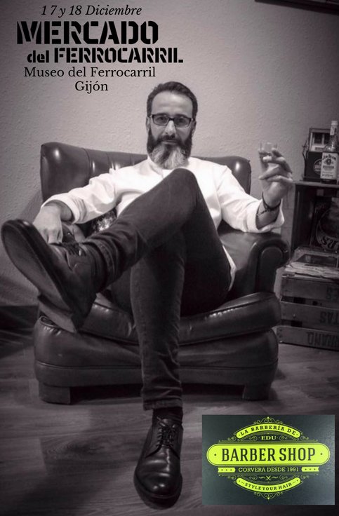 MercadoFerroc's tweet photo. Este fin de semana acércate al #MercadoDelFerrocarril a arreglar, cuidar y afeitar tu #barba con los mejores profesionales #barbería #Gijón https://t.co/zImWOu42pX