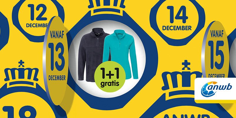 Altijd handig voor de komende winter(sport). Fleece pully’s. Diverse kleuren en modellen. 1+1 gratis webwinkel.anwb.nl/webwinkel/?utm…