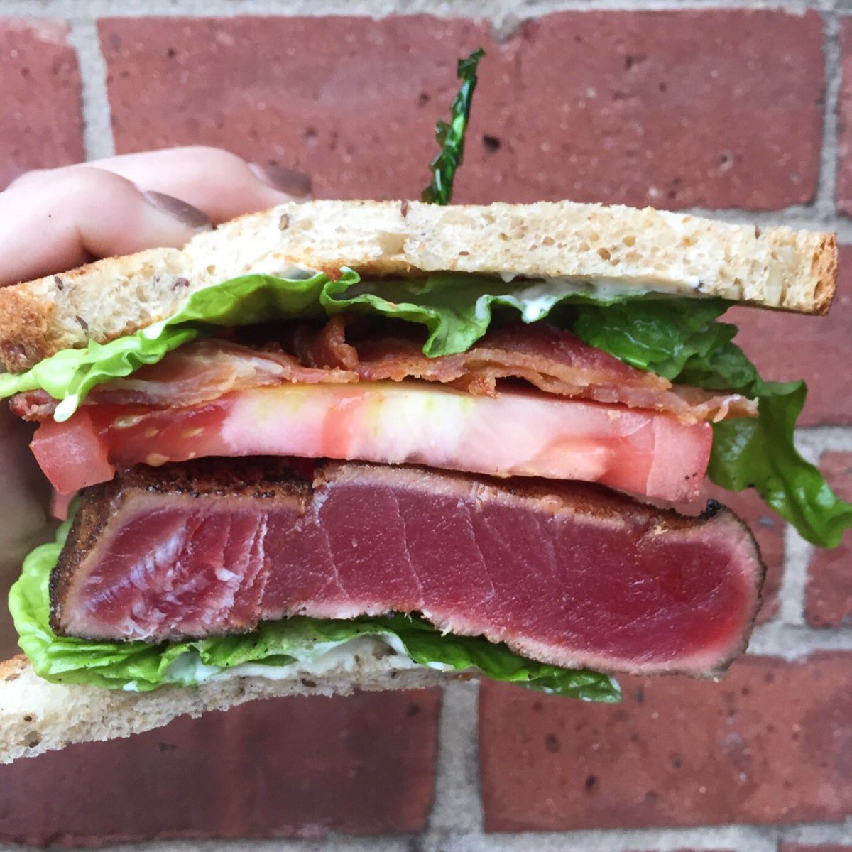 Yellowfin tuna club 😍 #NYC #lunch