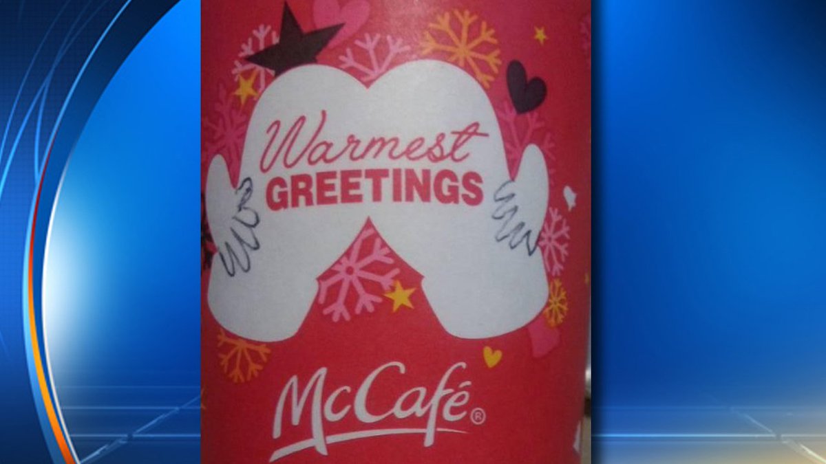 Holiday cups at @McDonalds are the #butt of jokes bit.ly/2hthWS6 https://t.co/30WaJhFWUg