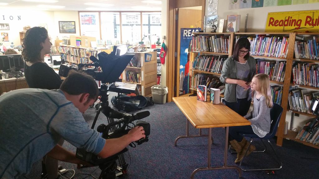 HiltonCSD's tweet image. Next up - Maddie! @WXXIrochester #homeworkhotline