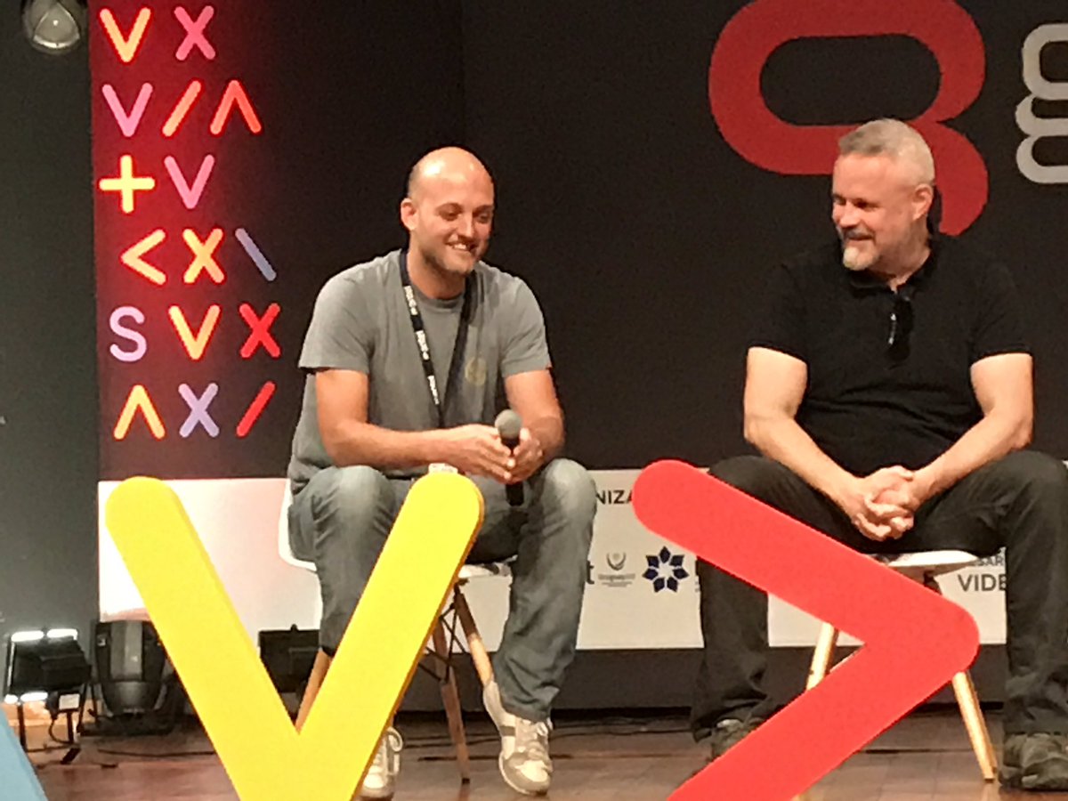 ironhidegames's tweet photo. Ironhide co-founder @pablorealini at #gamelabmvd discussing crunch with Commandos creator Gonzo Suarez. https://t.co/LMawmX67fr