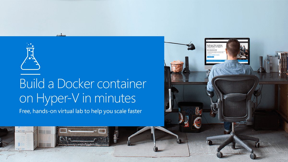Build a Docker container with this lab!