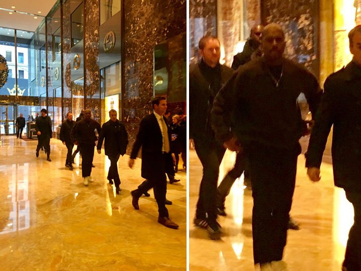 GoMichy's tweet image. Kanye West Goes to Meet Donald Trump (PHOTO + VIDEO) buff.ly/2gDFkit