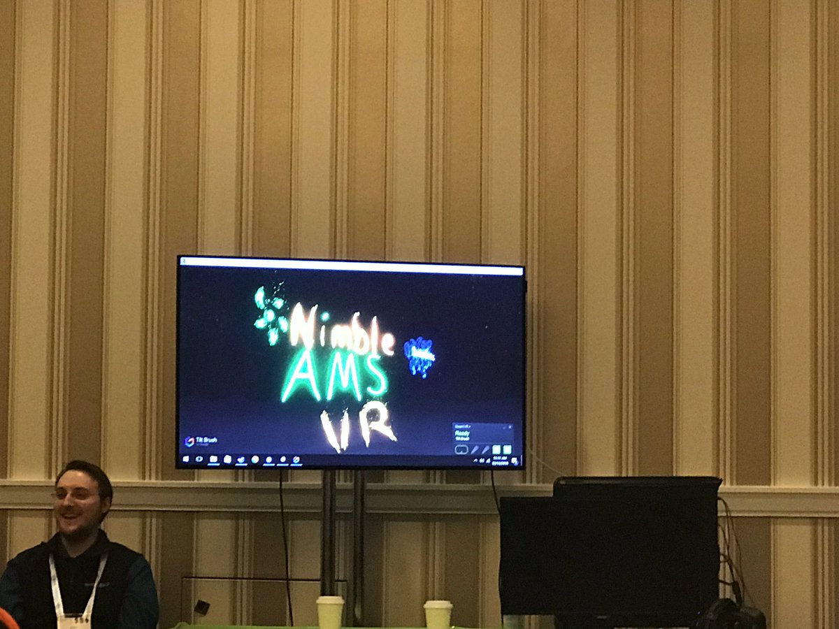 NerdyBFF's tweet image. We can play with virtual reality with NimbleUser @sigv  #tech16