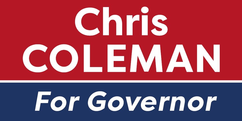 ChrisColemanMN's tweet photo. I'm excited to share that I'm running for Governor of the great state of Minnesota. Join me. https://t.co/qEa3sFlKZt https://t.co/3zUise9Ey4