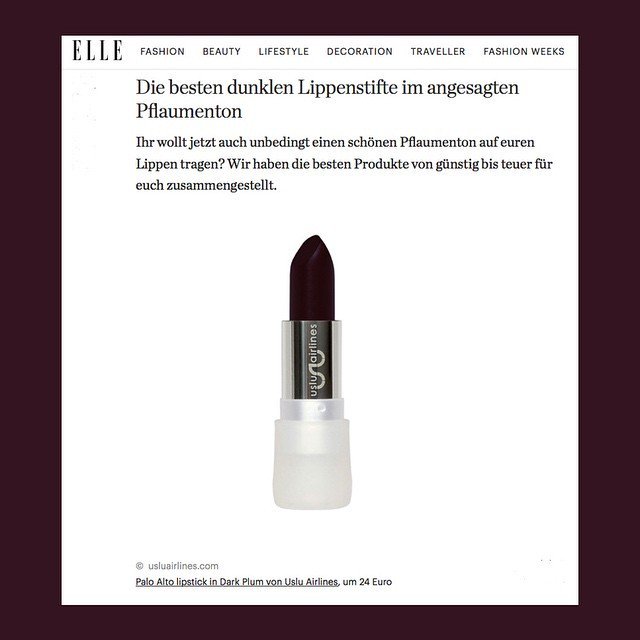 * PAO lipstick is featured <a href="/ellegermany/">Elle.de</a> and <a href="/shelly_hartmann/">Shelly Hartmann</a> #süpermerci for pulling this … ift.tt/2hraiqZ