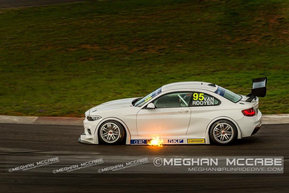 Some flame from the #BMW2GTC #SasolGTC 

📸<a href="/MeghanMcCabe/">Meghan McCabe</a>