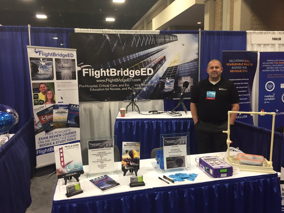 MikeVerkest's tweet image. All set! @FlightBridgeED #AMTC16  832!!
