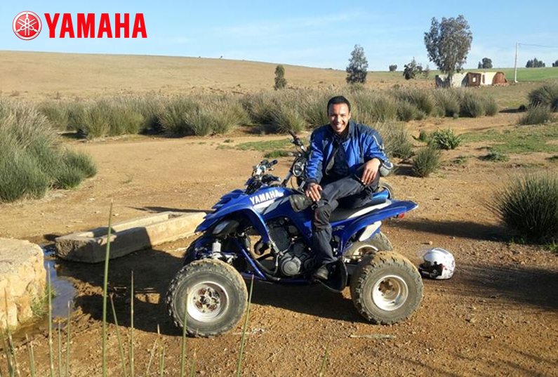 YamahaMotorMa's tweet photo. Dans une ambiance paisible, notre fan Abdelaziz Mohcine nous présente son magnifique #raptor700. https://t.co/NdBjVSIj2d