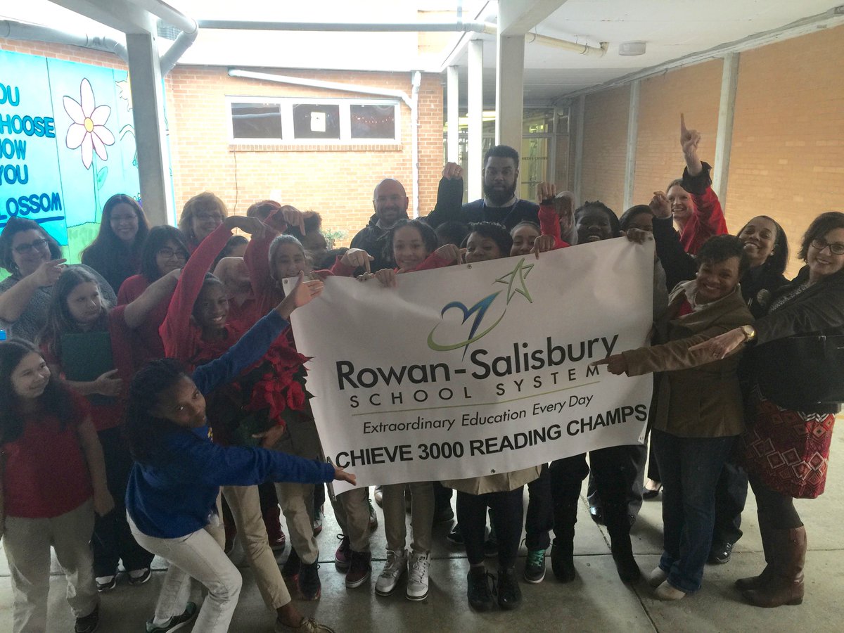 RSSchoolsNC's tweet photo. Congrats @knoxmiddle for being @Achieve3000 champs for the highest reading scores in November! #rssreads #rssonthemove https://t.co/ZCk3mjqDkg