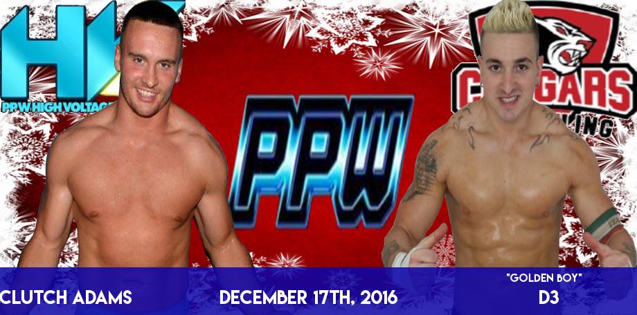 theRaceReels's tweet photo. This Saturday! @TheHolyD3 battles @Clutch__Adams! #Onehellofamatch #GoldenBoy #PPW Get your tickets now @ https://t.co/lfiMFbrhlT! https://t.co/PnYhBVQ29o