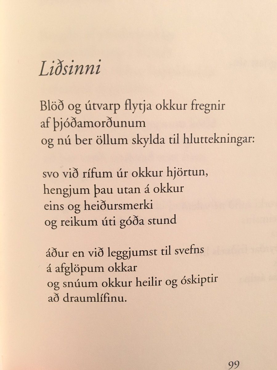 DagurHjartarson's tweet photo. Þorsteinn frá Hamri. https://t.co/WryDG4GgSK