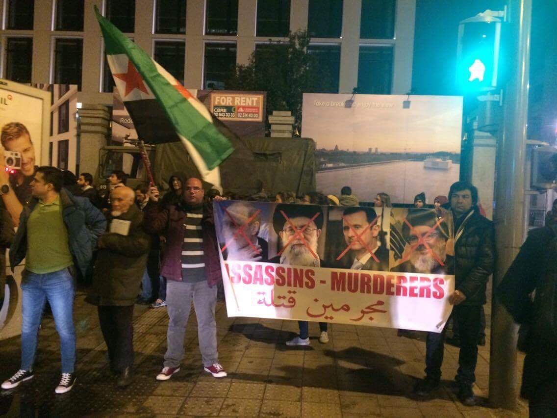 Rami Jarrah On Twitter Important Protest In Brussels In Solidarity