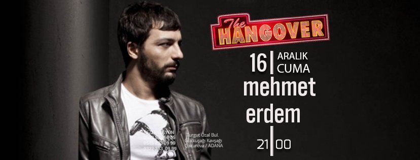 .<a href="/mehmetmusic/">mehmet erdem</a> konseri Adana'da!
2 üniversiteliye çift kişilik bilet hediye! 
Detaylar için: bit.ly/2gWN3o0