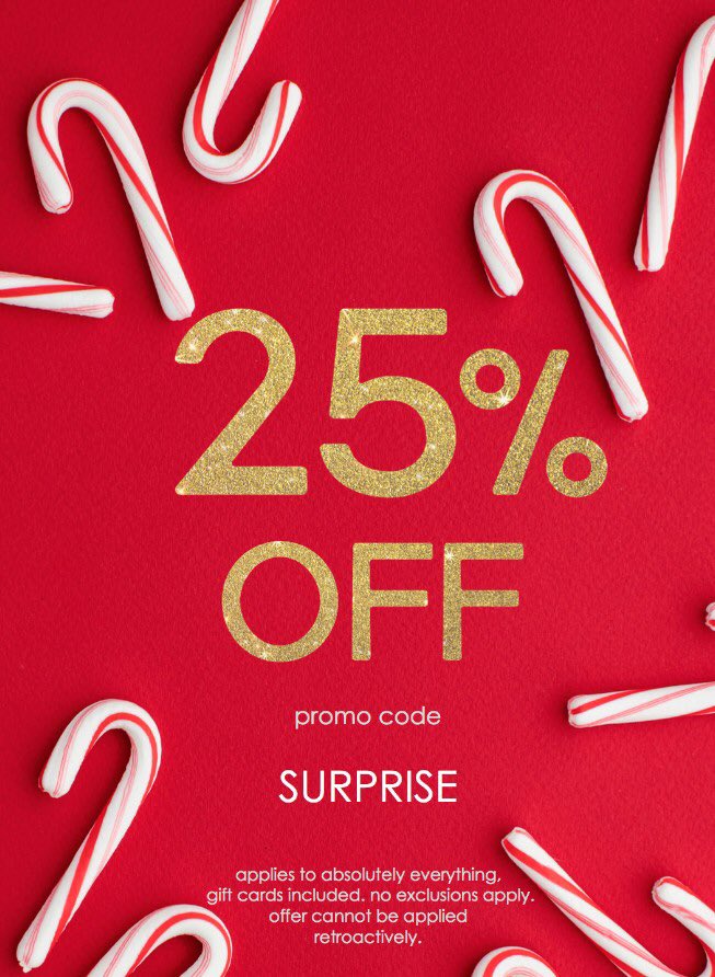 It's STILL happening! 25% off sitewide <a href="/RGeorgeShop/">Rachel George</a> rachelgeorge.com