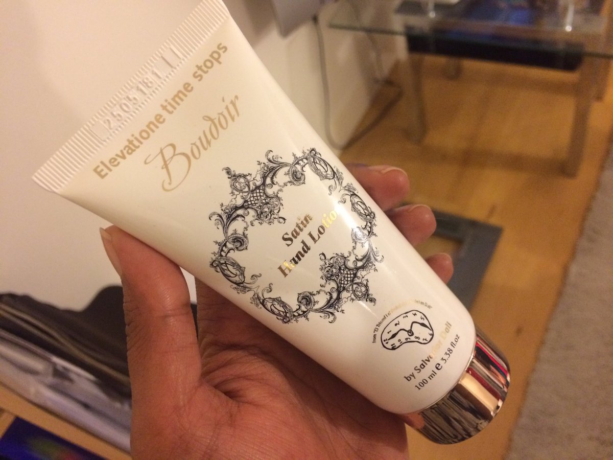 agopeech's tweet photo. Thanks #elevatione for the hand cream at their newly opened pretty spa on Great Portland Street. https://t.co/KrN9tYLMT6