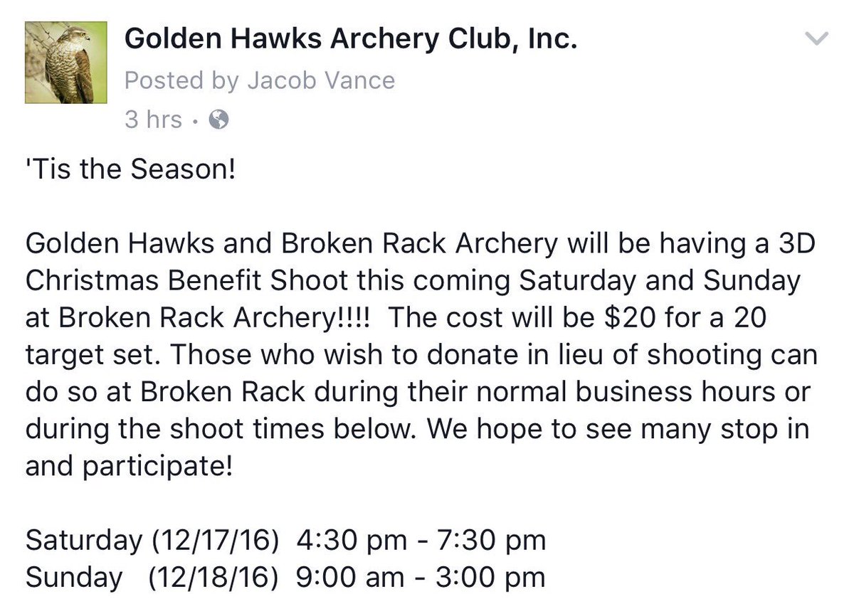 Golden Hawks Archery (goldenhawksarch) Twitter