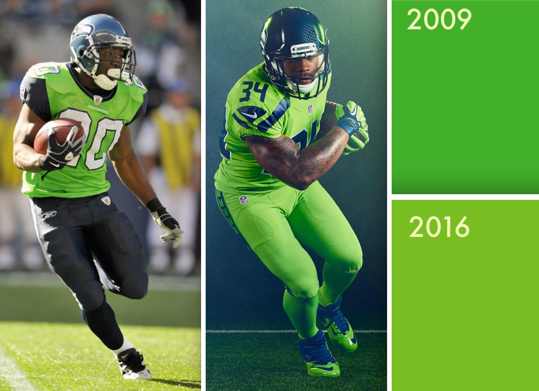 New lime green seahawks jersey 2025