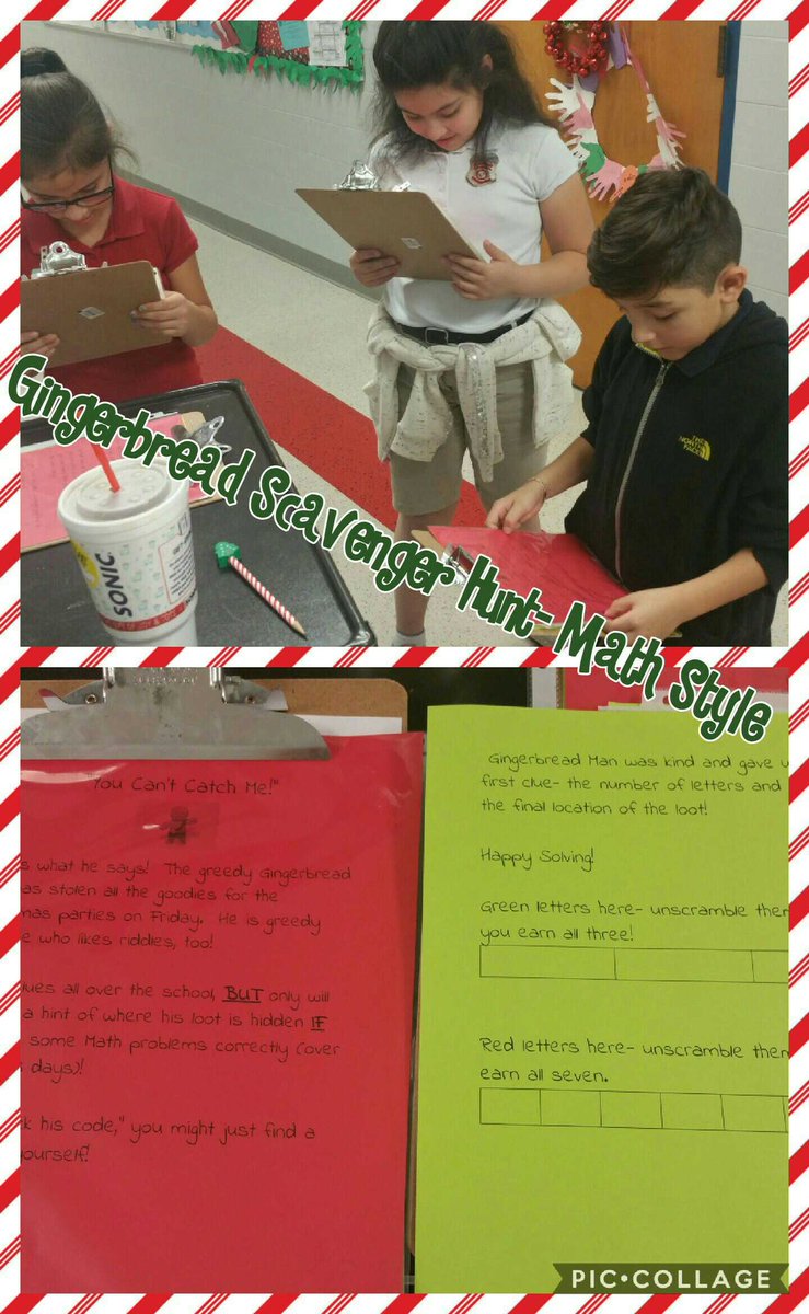 MrsNFriemel's tweet image. @farinefalcons trying to solve the greedy gingerbread man&apos;s message to find his hidden loot. #mathwordproblems #falconssoar