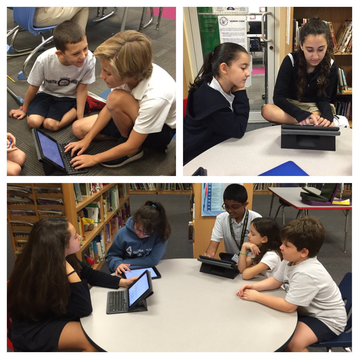 Jon_Fishman8's tweet photo. 6th grade English @NBPSEagles and Ms. T's 2nd grade class @NBPSLower playwriting collaboration #partsofplot #fallingaction #resolution https://t.co/YGyn2TMIw1