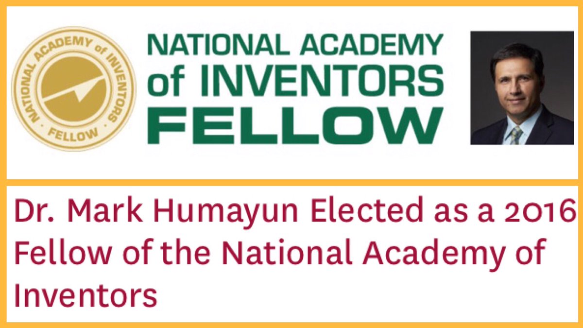 USCEye's tweet photo. #USC Doctor elected as a 2016 Fellow of @AcadofInventors 💛❤️✌🏼️ #FightOn (READ: https://t.co/cgVdVrTSxE ) #USCeye @USCDornsife @KeckMedUSC https://t.co/I2gcRWskjs