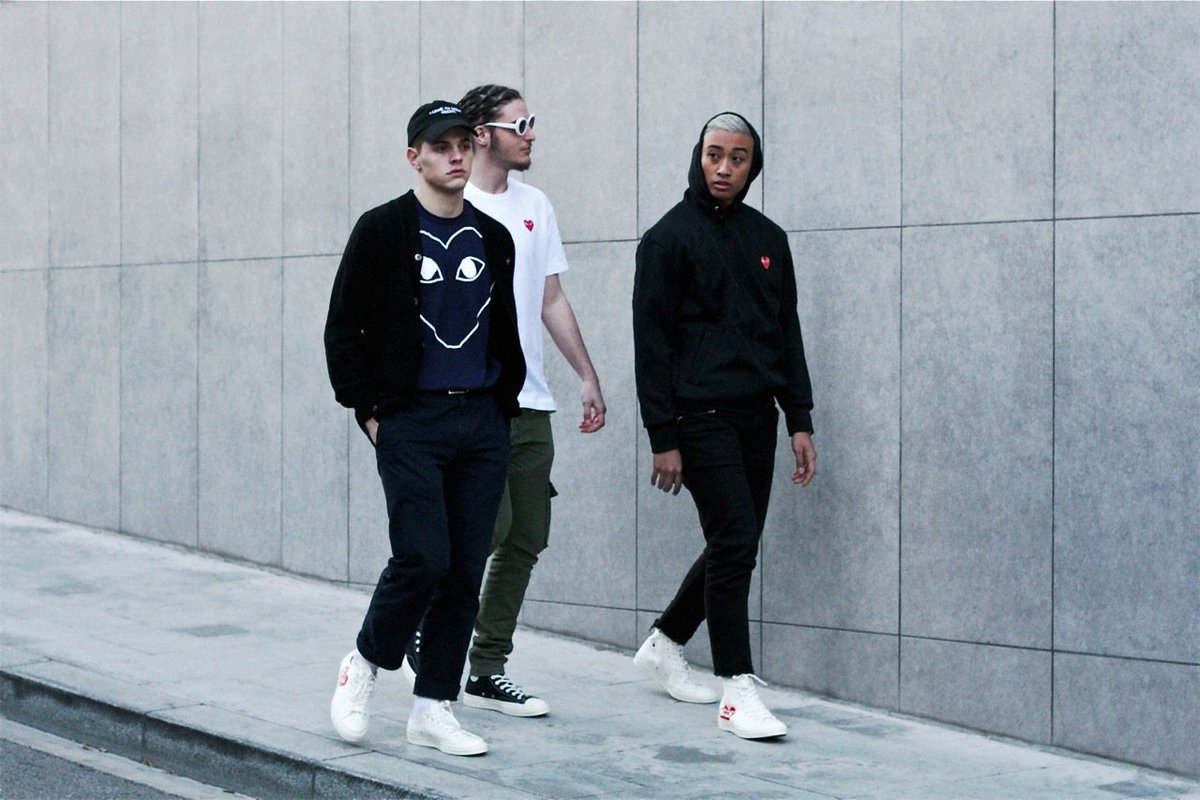 julescastel's tweet photo. CDG ❤ Gang preview 2/3  Behind the scenes ~ Video soon 🎥🕑 #snapshot🔥 @wiseguyvallier @vctorfdez @i.amowl👌  #cdg #converse #commedesgarcons https://t.co/b9xmximDcS
